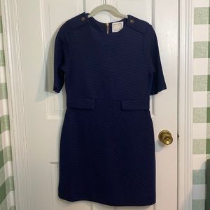 NWT Sail to Sable Party on the Park Navy Knit Dress